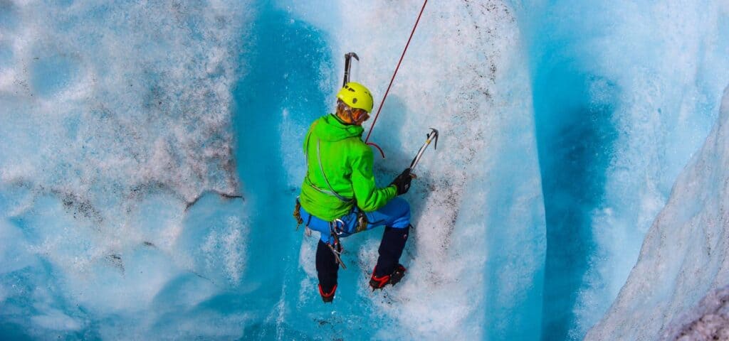 Ice Climbing in Norways Frozen Fjords